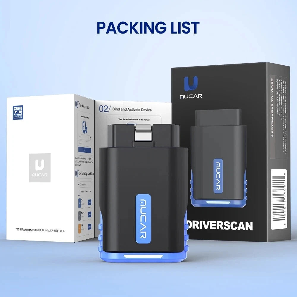 (Copy) MUCAR DriverScan Car OBD2 Reader Diagnostic Tool Scanner Full System Active Test