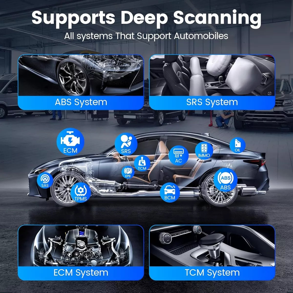 (Copy) MUCAR DriverScan Car OBD2 Reader Diagnostic Tool Scanner Full System Active Test