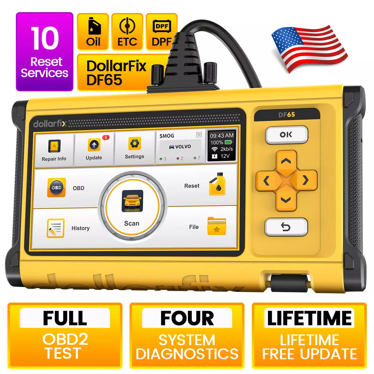 (Copy) MUCAR DriverScan Car OBD2 Reader Diagnostic Tool Scanner Full System Active Test