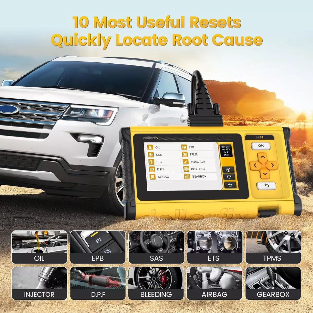 (Copy) MUCAR DriverScan Car OBD2 Reader Diagnostic Tool Scanner Full System Active Test