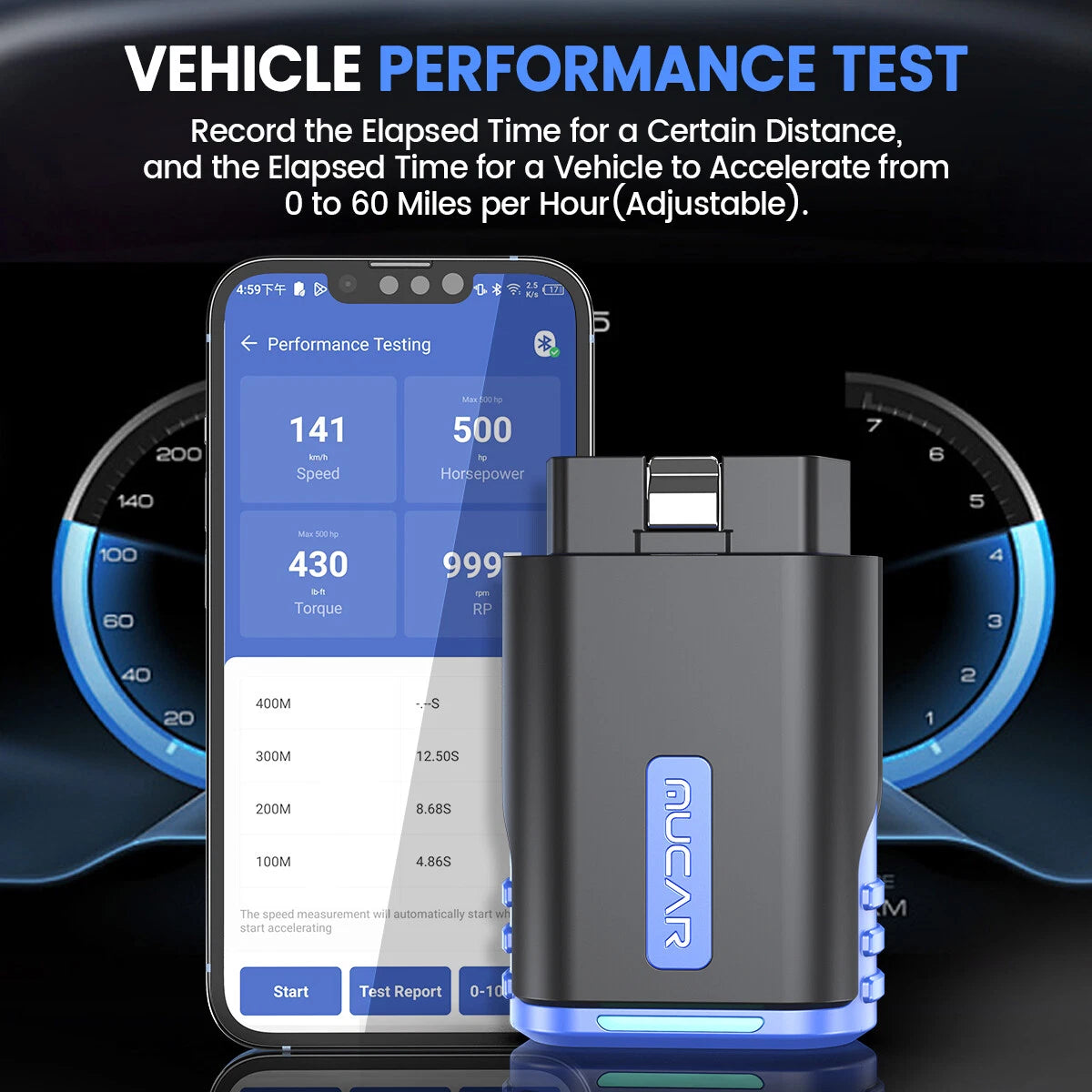 (Copy) MUCAR DriverScan Car OBD2 Reader Diagnostic Tool Scanner Full System Active Test