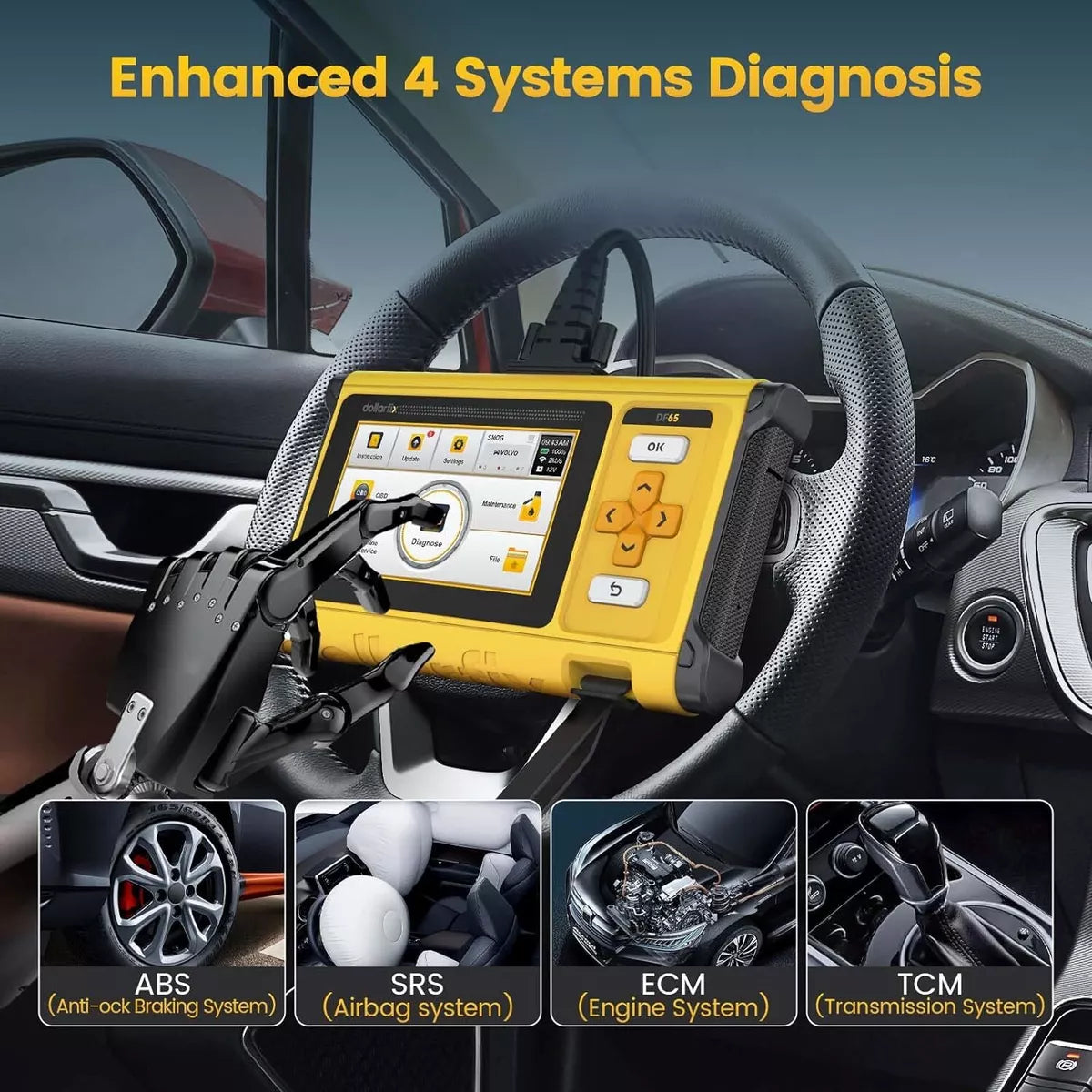 (Copy) MUCAR DriverScan Car OBD2 Reader Diagnostic Tool Scanner Full System Active Test