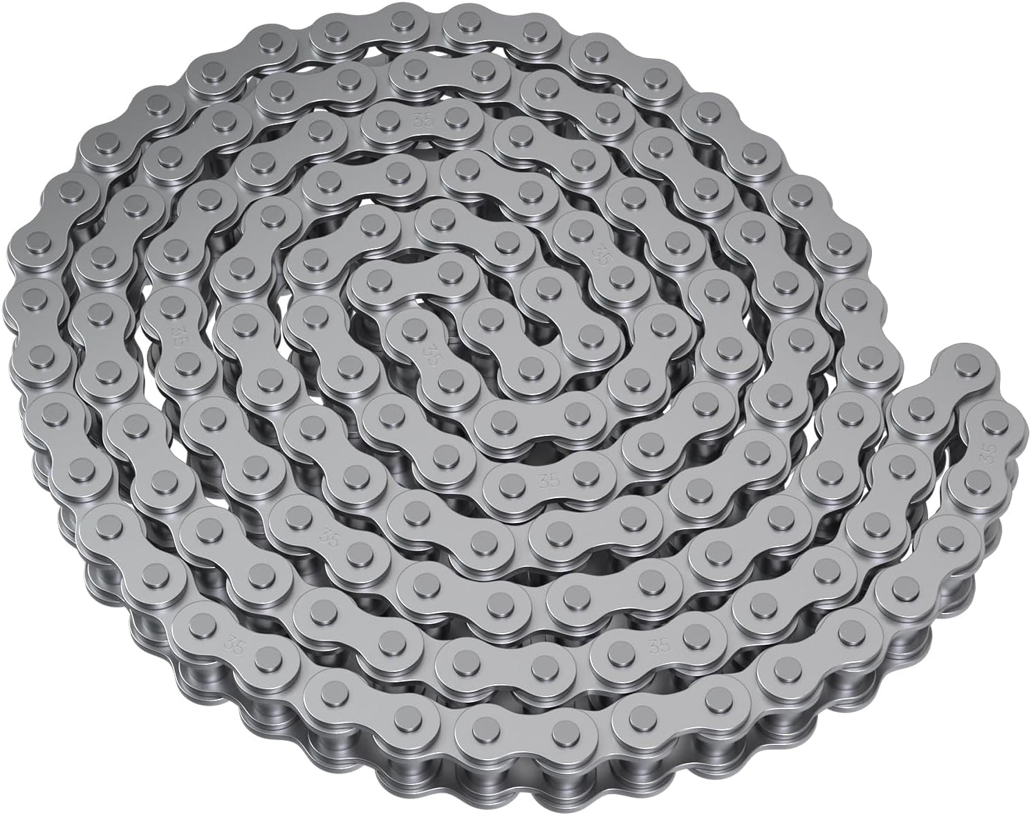 #35 Drive Chain Replacement for Mini Bike Coleman CT100U CC100X Baja DB30 Motovox MBX10 MBX11 Monster Moto Mega Moto MM-B80 Minibike Predator 79Cc 100Cc Engine Powersports Parts 140 Links