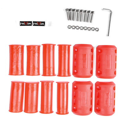 1 Pair Motorcycle Accessories Universal 22mm 25mm 28mm Engine Crash Bar Protector Bumper Decorative Block Guard Decor Cover