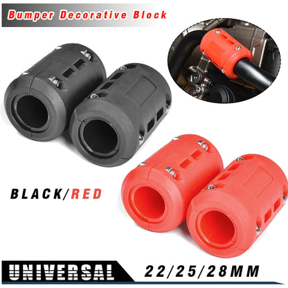 1 Pair Motorcycle Accessories Universal 22mm 25mm 28mm Engine Crash Bar Protector Bumper Decorative Block Guard Decor Cover