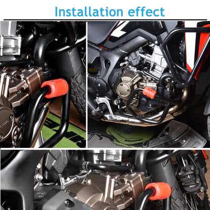 1 Pair Motorcycle Accessories Universal 22mm 25mm 28mm Engine Crash Bar Protector Bumper Decorative Block Guard Decor Cover
