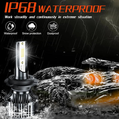 ZTZPIE Car Light 200000lm 300w LED  Headlight Bulbs H1 H7 H11 9005HB3 9006HB4 Spotlight 20 Core High-power Fog Light 12v
