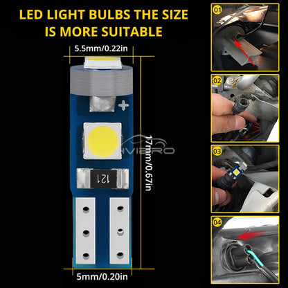10/20pcs Super Bright T5 3030 3smd Led Bulb Car Dashboard Light for Auto Wedge Instrument Indicator Signal Display Lamp DC 12v