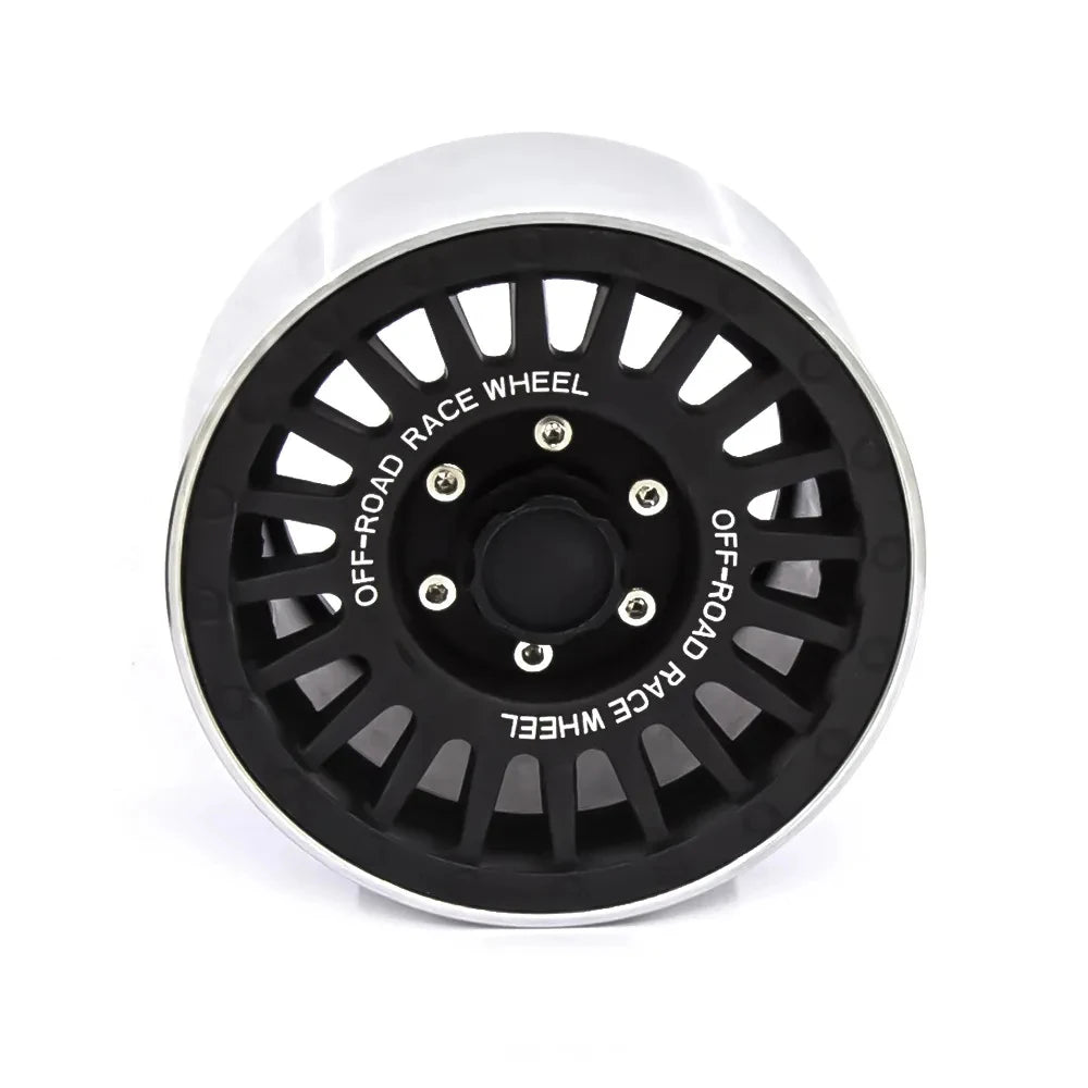 1/4PCS 1/10 RC Rock Crawler Aluminum 2.2 Beadlock Wheel Rims for Axial SCX10 RR10 G53 Traxxas TRX4 TRX6 RR10