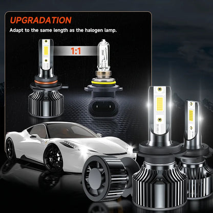 ZTZPIE Car Light 200000lm 300w LED  Headlight Bulbs H1 H7 H11 9005HB3 9006HB4 Spotlight 20 Core High-power Fog Light 12v