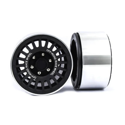 1/4PCS 1/10 RC Rock Crawler Aluminum 2.2 Beadlock Wheel Rims for Axial SCX10 RR10 G53 Traxxas TRX4 TRX6 RR10