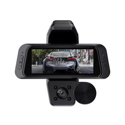 1080P Car Dash Cam DVR Video Recorder Front/Interior/Rear Camera Night Vision