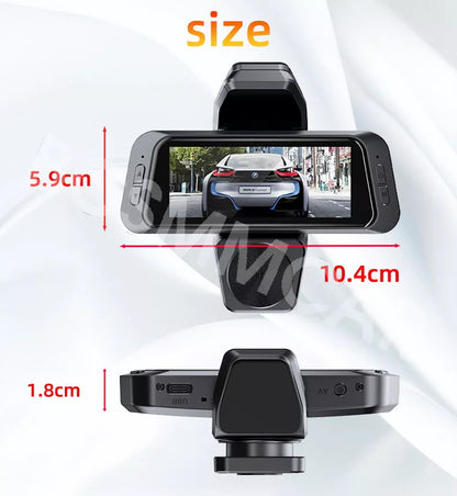 1080P Car Dash Cam DVR Video Recorder Front/Interior/Rear Camera Night Vision