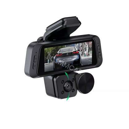 1080P Car Dash Cam DVR Video Recorder Front/Interior/Rear Camera Night Vision