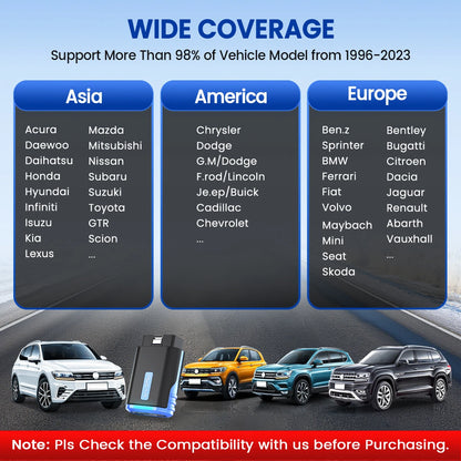 (Copy) MUCAR DriverScan Car OBD2 Reader Diagnostic Tool Scanner Full System Active Test