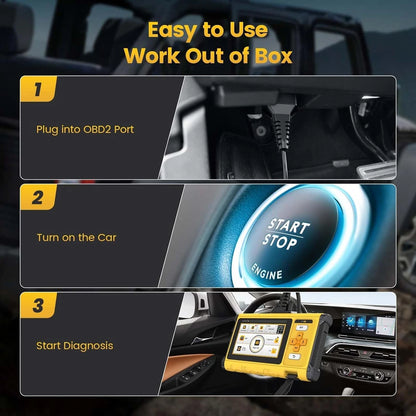 (Copy) MUCAR DriverScan Car OBD2 Reader Diagnostic Tool Scanner Full System Active Test